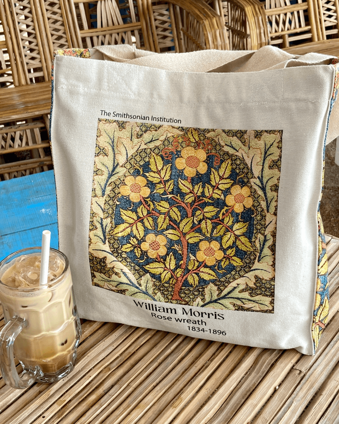 The Smithsonian Institution William Morris- Tote Bag - Artsy Tote Bag | My Turtle