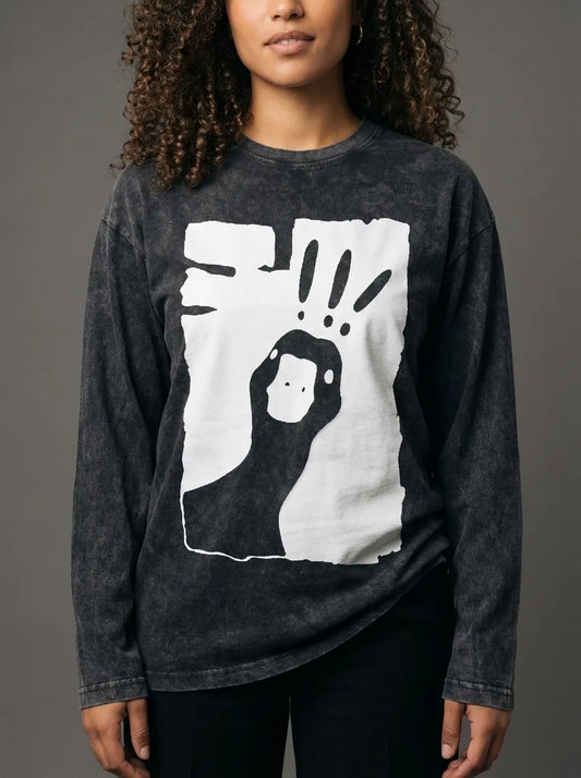 The Statement Long Sleeve - Oversized T-Shirt | My Turtle