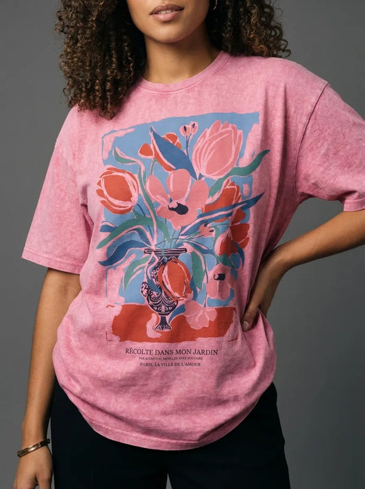 Tulips T-Shirt - Oversized T-Shirt | My Turtle