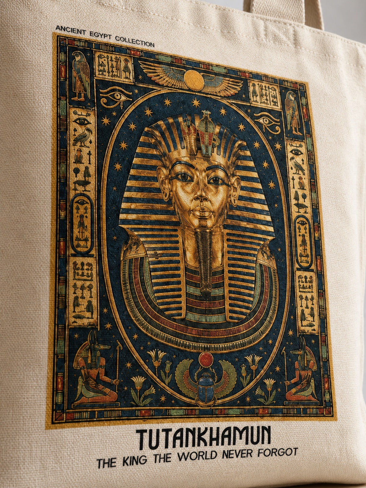Tutankhamun - Tote Bag - Artsy Tote Bag | My Turtle