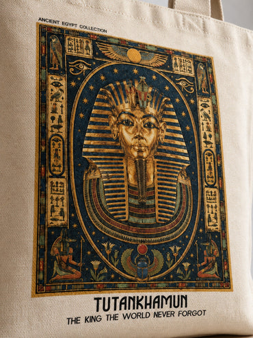 Tutankhamun - Tote Bag - Artsy Tote Bag | My Turtle