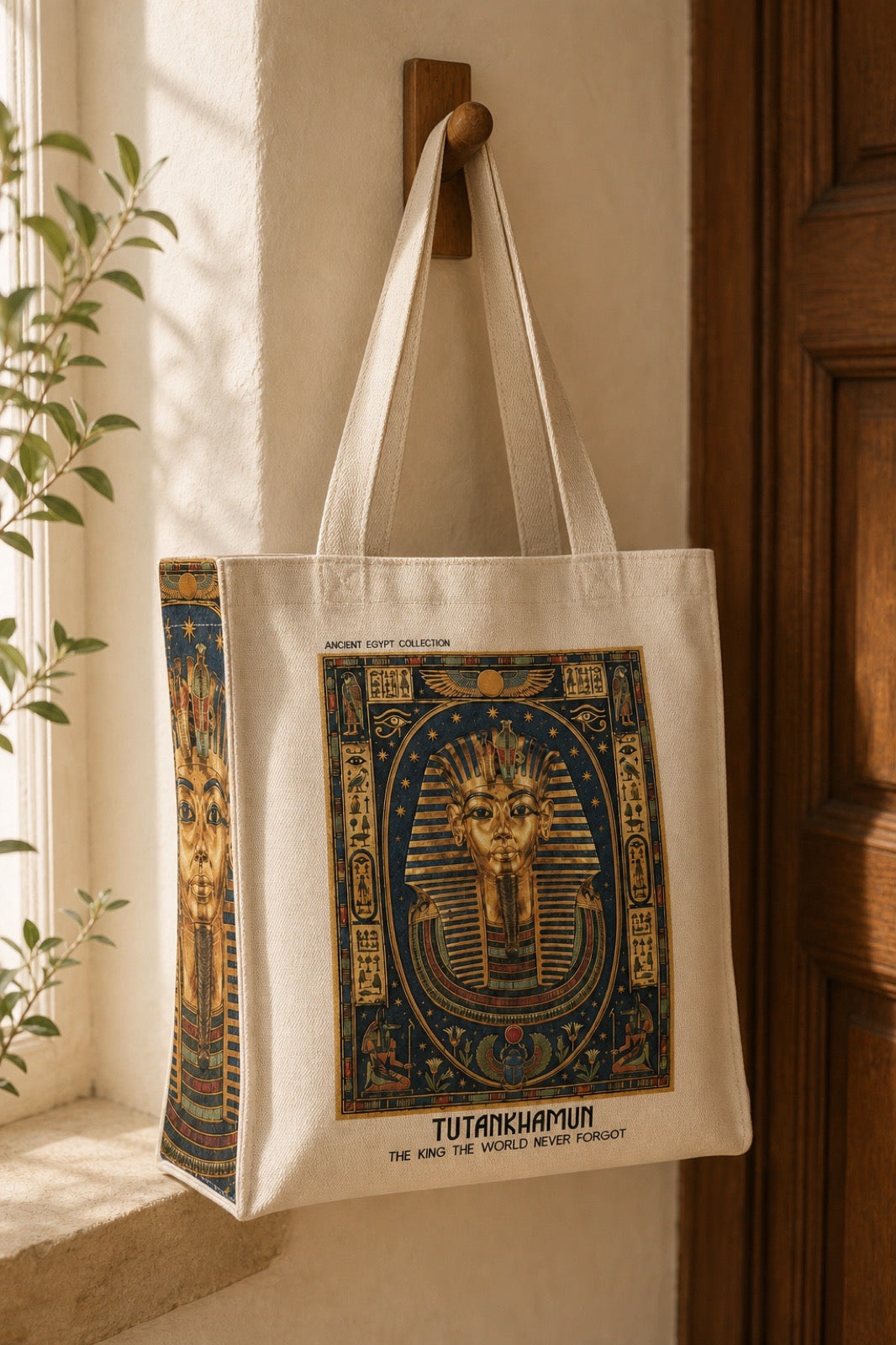 Tutankhamun - Tote Bag - Artsy Tote Bag | My Turtle