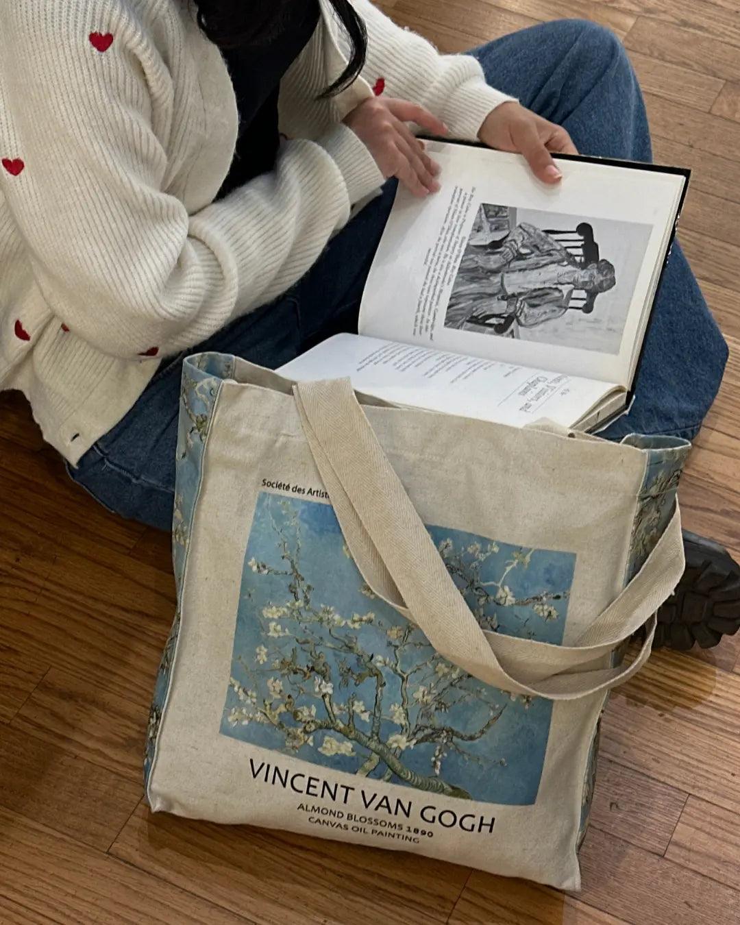 Van Gogh Almond Blossom - Tote Bag - Artsy Tote Bag | My Turtle
