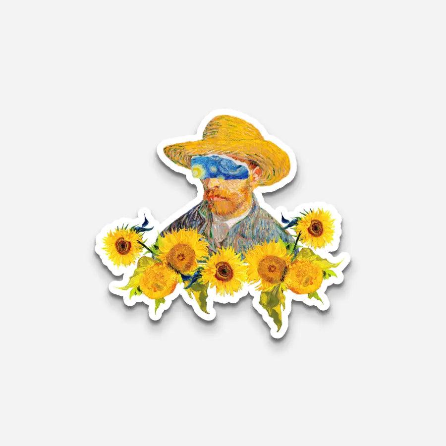 Van Gogh Collage Sticker - Sticker | My Turtle