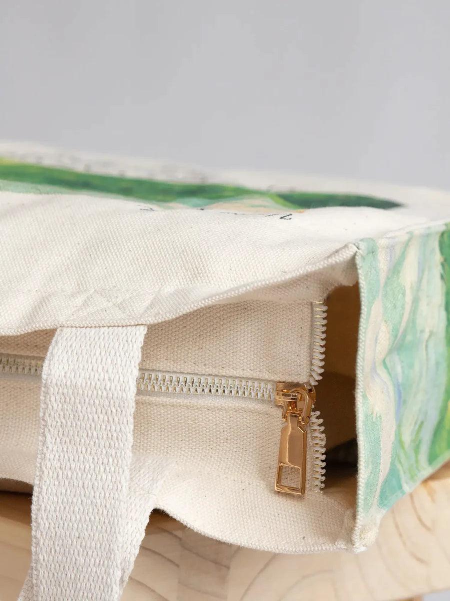 Van Gogh Green Wheat Field - Tote Bag - Artsy Tote Bag | My Turtle