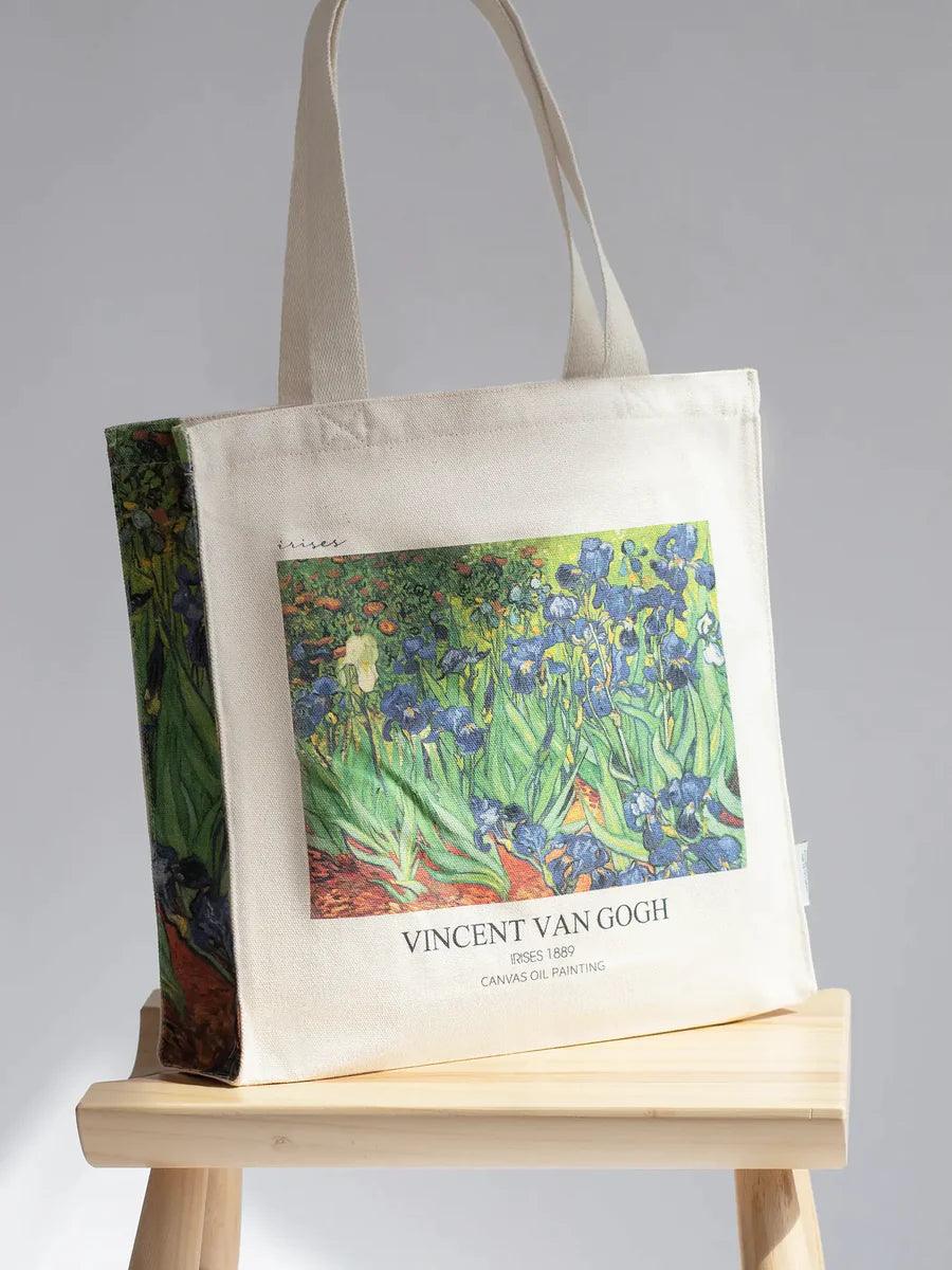 Van Gogh Irises - Tote Bag - Artsy Tote Bag | My Turtle