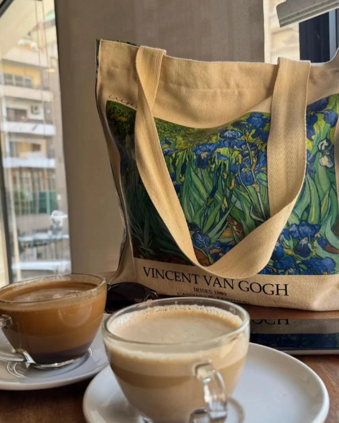 Van Gogh Irises - Tote Bag - Artsy Tote Bag | My Turtle