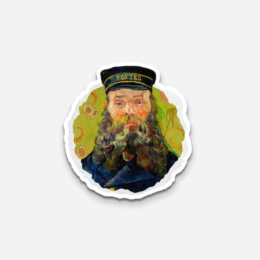 Van Gogh Postman Sticker – My Turtle