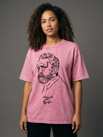 Van Gogh Sketch T-Shirt - Oversized T-Shirt | My Turtle