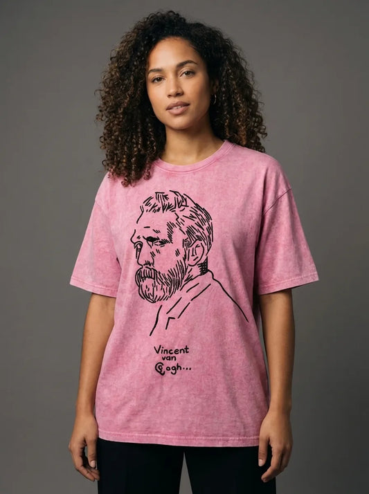 Van Gogh Sketch T-Shirt - Oversized T-Shirt | My Turtle