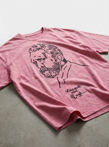 Van Gogh Sketch T-Shirt - Oversized T-Shirt | My Turtle