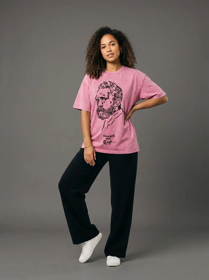 Van Gogh Sketch T-Shirt - Oversized T-Shirt | My Turtle
