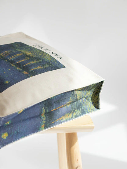 Van Gogh Starry Night Over the Rhône - Tote Bag - Artsy Tote Bag | My Turtle