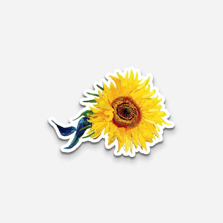 Van Gogh Sunflower Sticker - Sticker | My Turtle