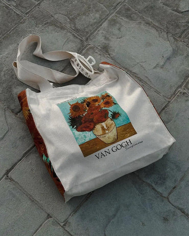 Van Gogh Sunflowers - Tote Bag - Artsy Tote Bag | My Turtle