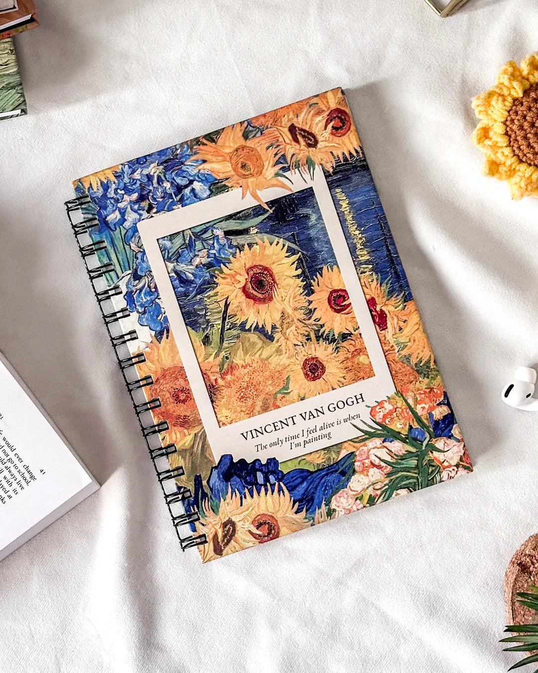 Van Gogh's Sunflower Symphony Notebook - Notebook | My Turtle