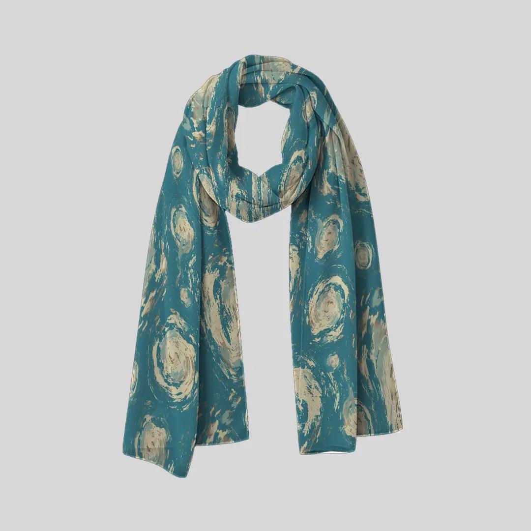 Vibrant Skies Scarf - Chiffon Scarf | My Turtle