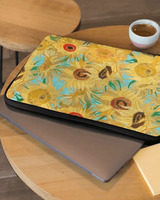Vincent Van Gogh's Sunflowers Laptop Sleeve - Laptop Sleeve | My Turtle