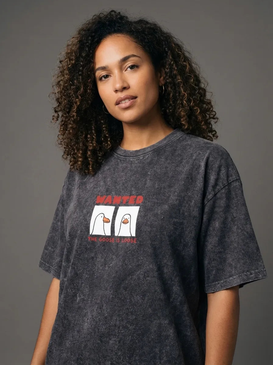 Wanted Goose T-Shirt - Oversized T-Shirt | My Turtle