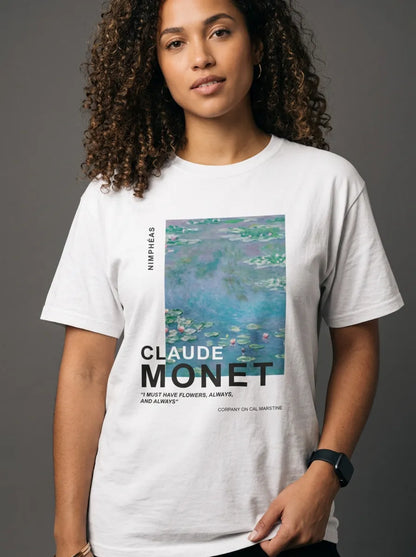 Water Lilies Cloude Monet T-Shirt - Oversized T-Shirt | My Turtle