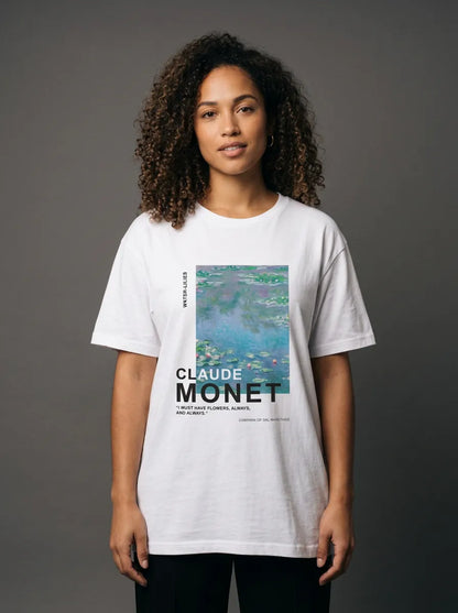 Water Lilies Cloude Monet T-Shirt - Oversized T-Shirt | My Turtle