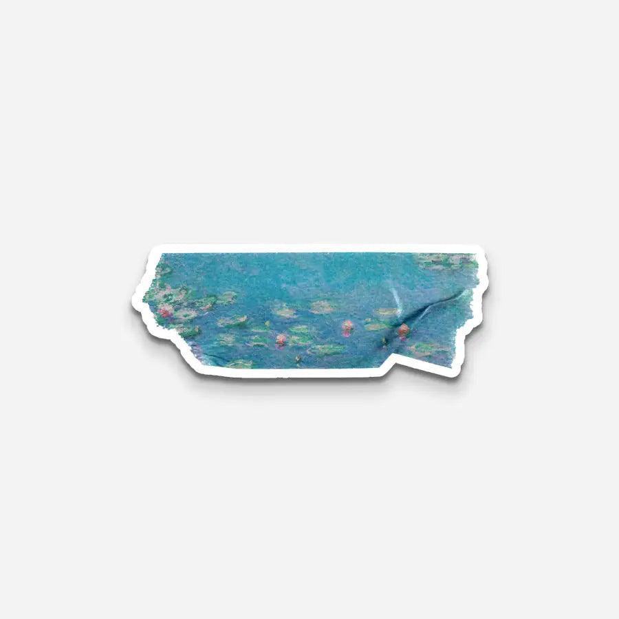 Water Lilies Tape II sticker - Sticker | My Turtle