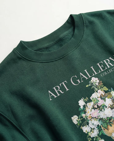 White Rose Art Gallery Crewneck - Van Gogh - Sweatshirt | My Turtle