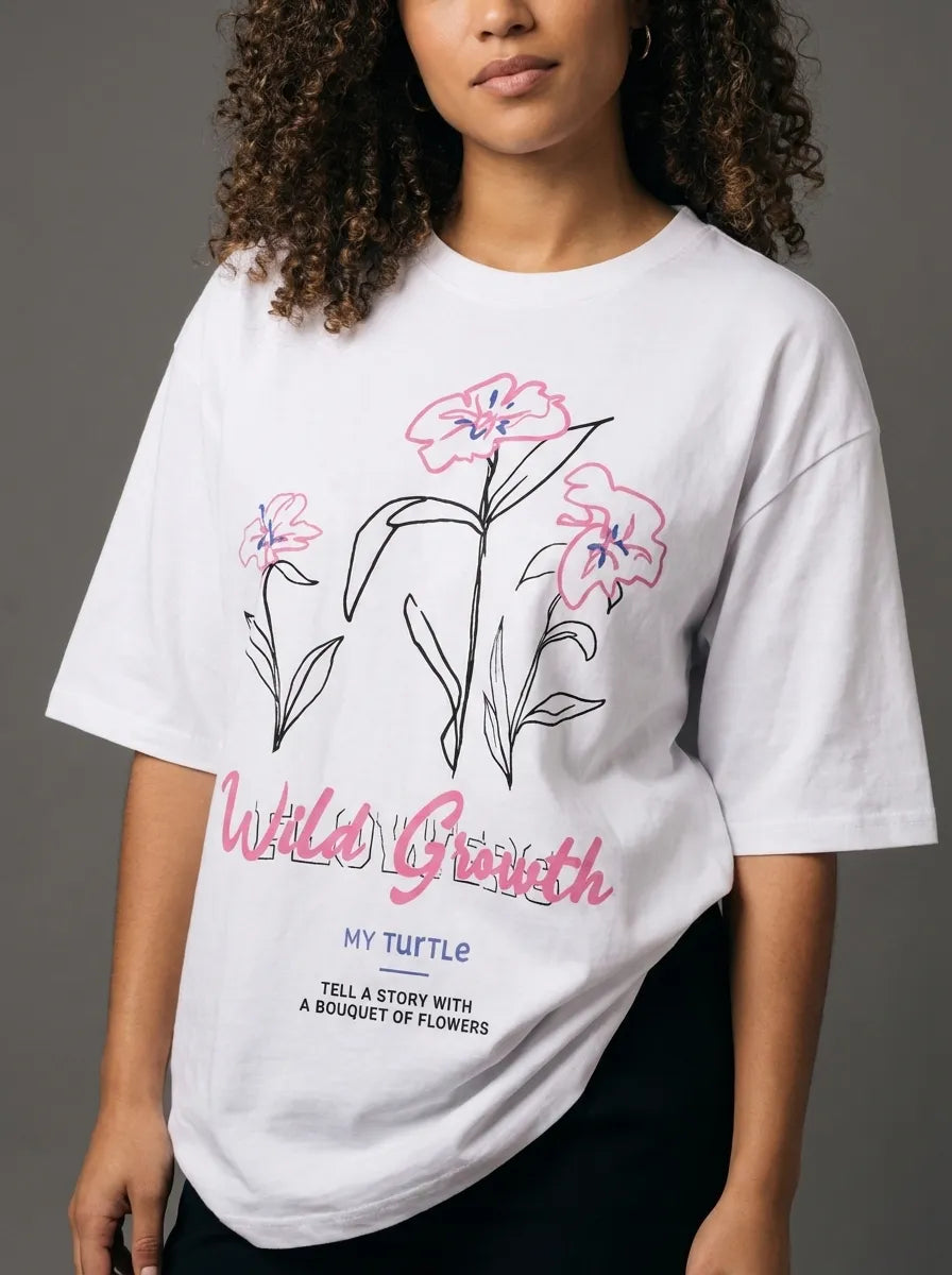 Wild Groth T-Shirt - Oversized T-Shirt | My Turtle