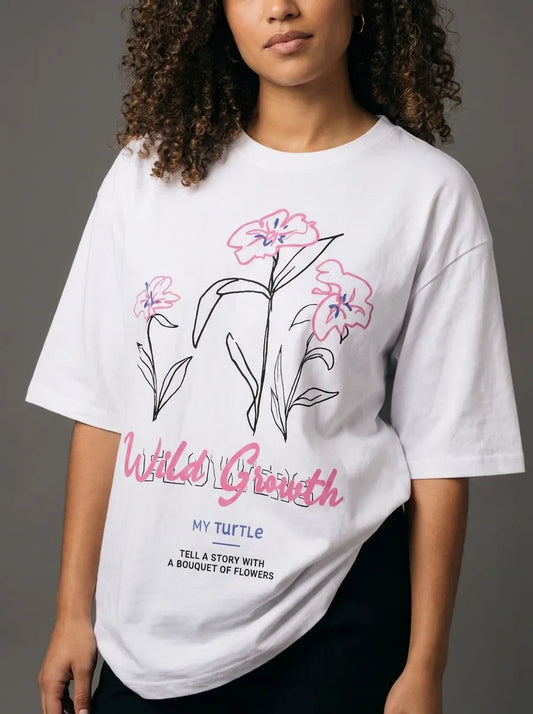 Wild Groth T-Shirt - Oversized T-Shirt | My Turtle