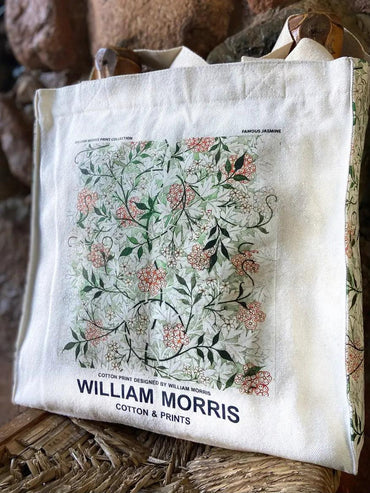William Morris Famous Jasmine - Tote Bag - Artsy Tote Bag | My Turtle