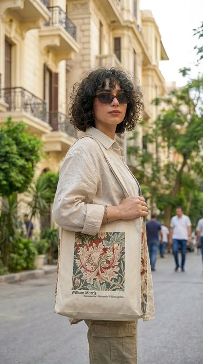 William Morris Honeysuckle - Tote Bag - Limited Edition Tote | My Turtle