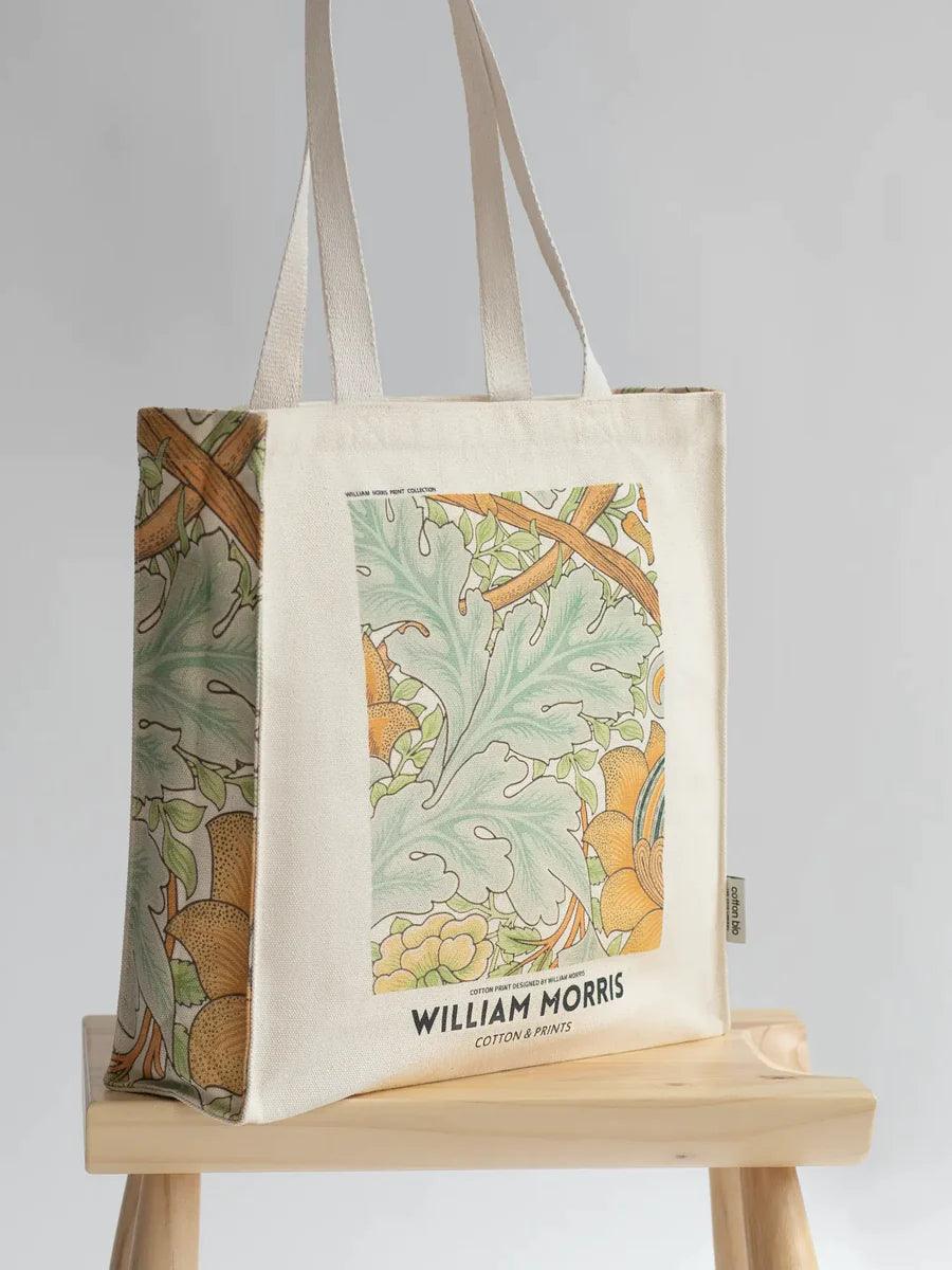 William Morris Leaves - Tote Bag - Artsy Tote Bag | My Turtle