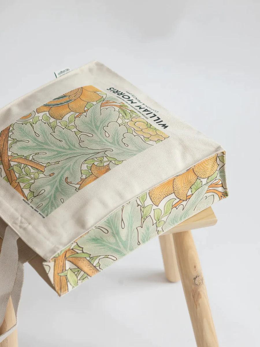 William Morris Leaves - Tote Bag - Artsy Tote Bag | My Turtle