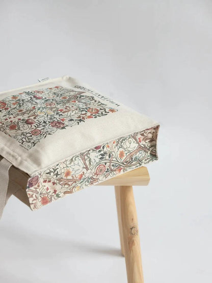 William Morris Red Rose - Tote Bag - Artsy Tote Bag | My Turtle