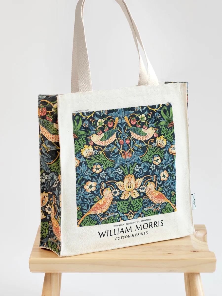 William Morris Strawberry Thief - Tote Bag - Artsy Tote Bag | My Turtle
