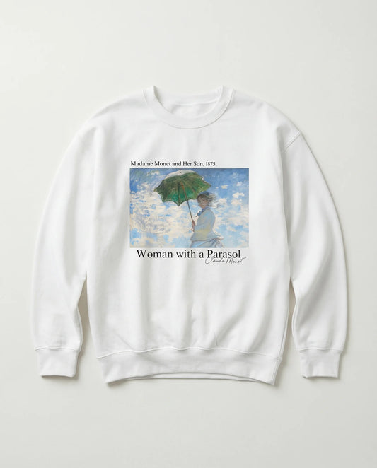 Woman with a Parasol Crewneck – Claude Monet - Sweatshirt | My Turtle