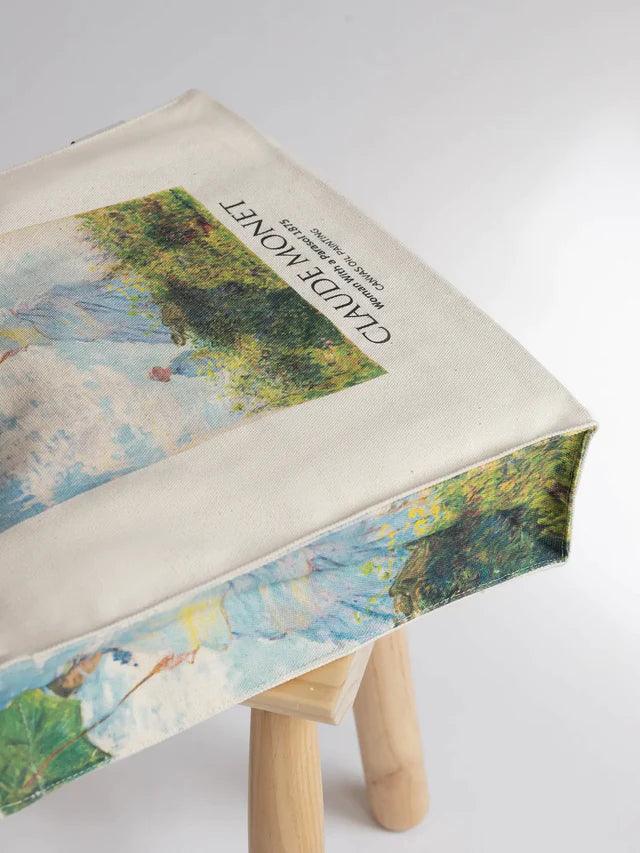 Woman with Parasol Claude Monet - Tote Bag - Artsy Tote Bag | My Turtle