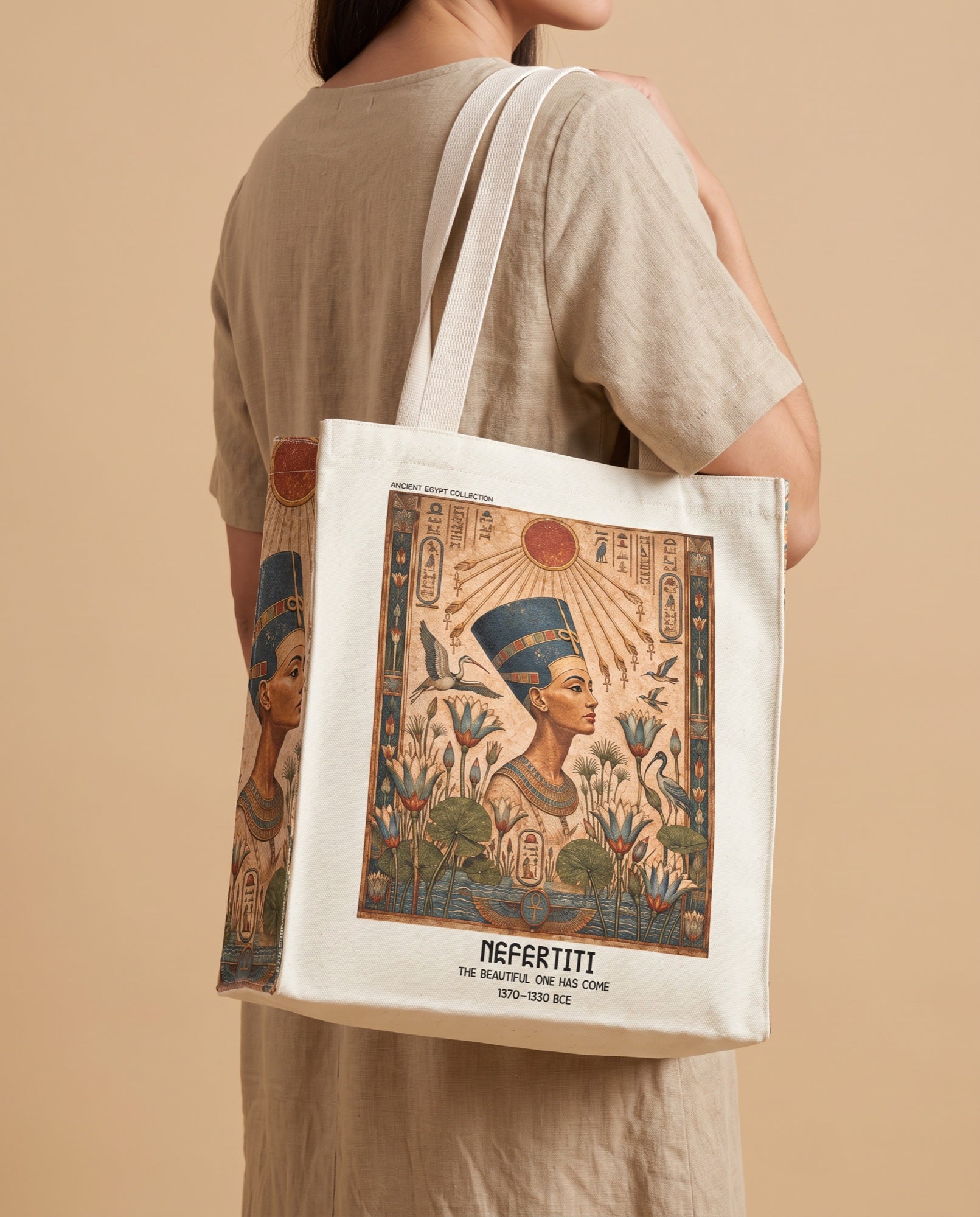 nefertiti-tote-bag On body