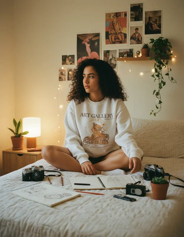 Mucha Zodiac Art Gallery Crewneck - Image 2