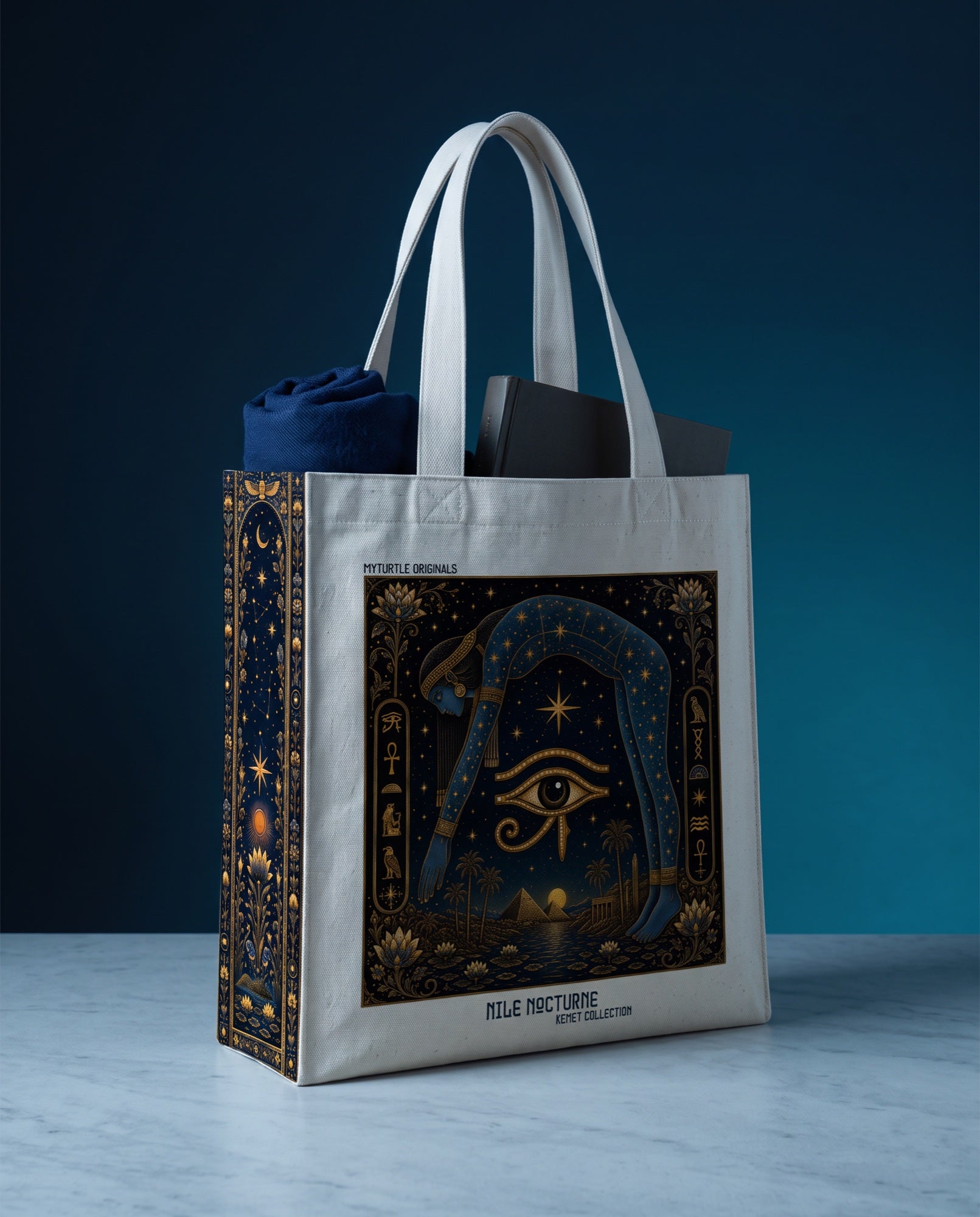 nile-nocturne-tote-bag What fits inside