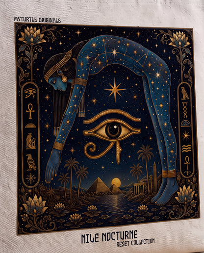 nile-nocturne-tote-bag Print close-up