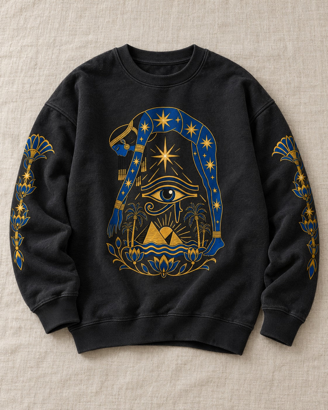 Nut Over the Nile Sweatshirt - Flat lay · front | My Turtle