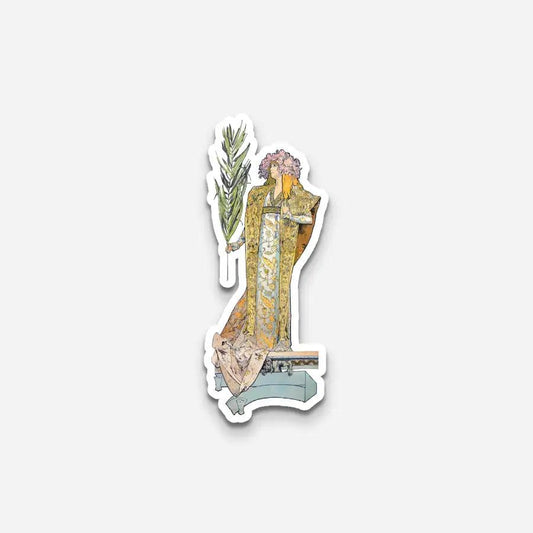 Mucha's Gismonda Sticker