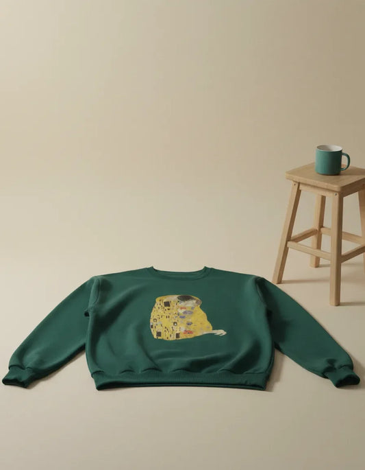The Kiss Crewneck - Gustav Klimt - Image 1