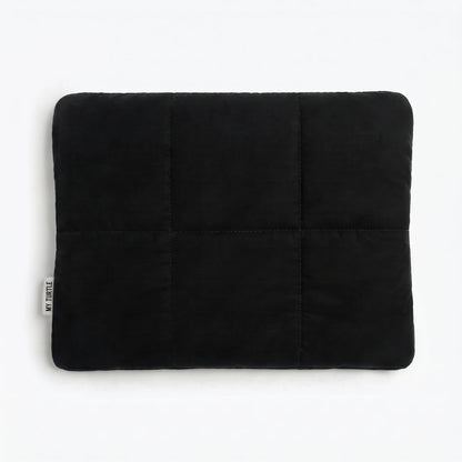 Onyx Black Laptop Puffy Laptop Sleeve