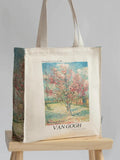 Van Gogh Pink Peach Tree - Tote Bag-My Turtle