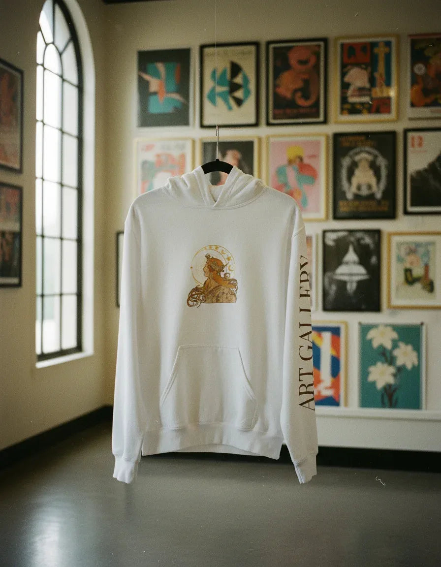 Alphonse Mucha Zodiac Hoodie - Image 5