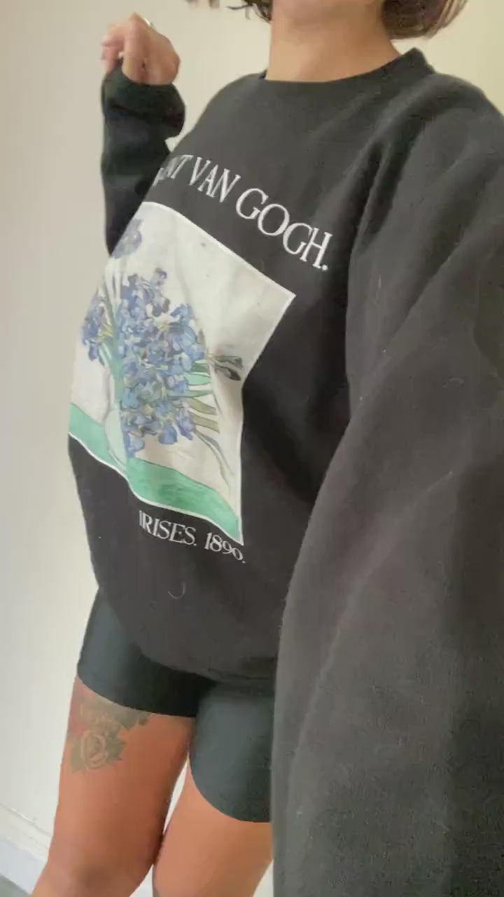 بلوزة أيريسيز بياقة دائرية من القطن المختلط