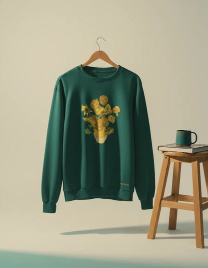 Sunflowers Crewneck - Van Gogh - Image 2