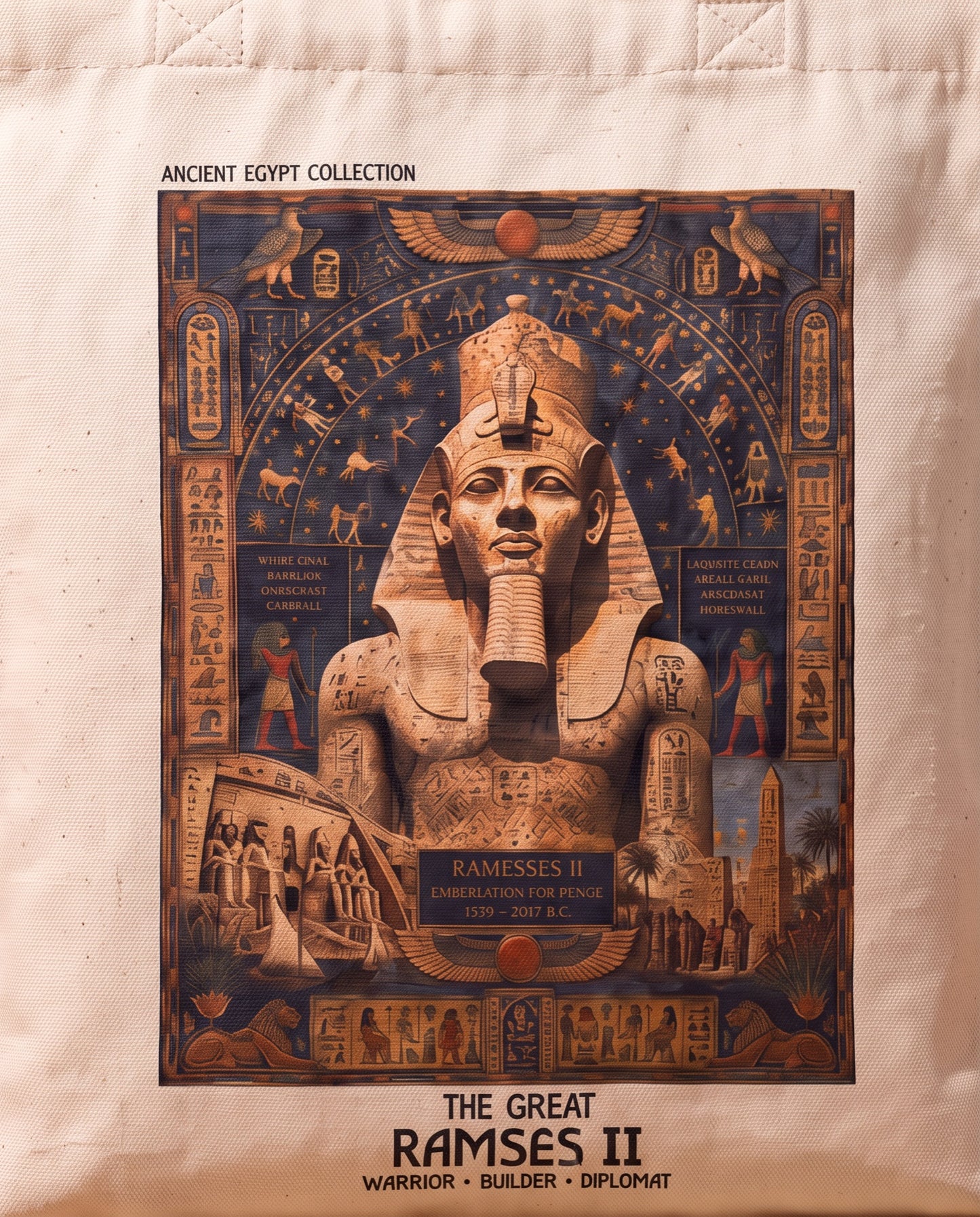 ramses-ii-tote-bag Print close-up
